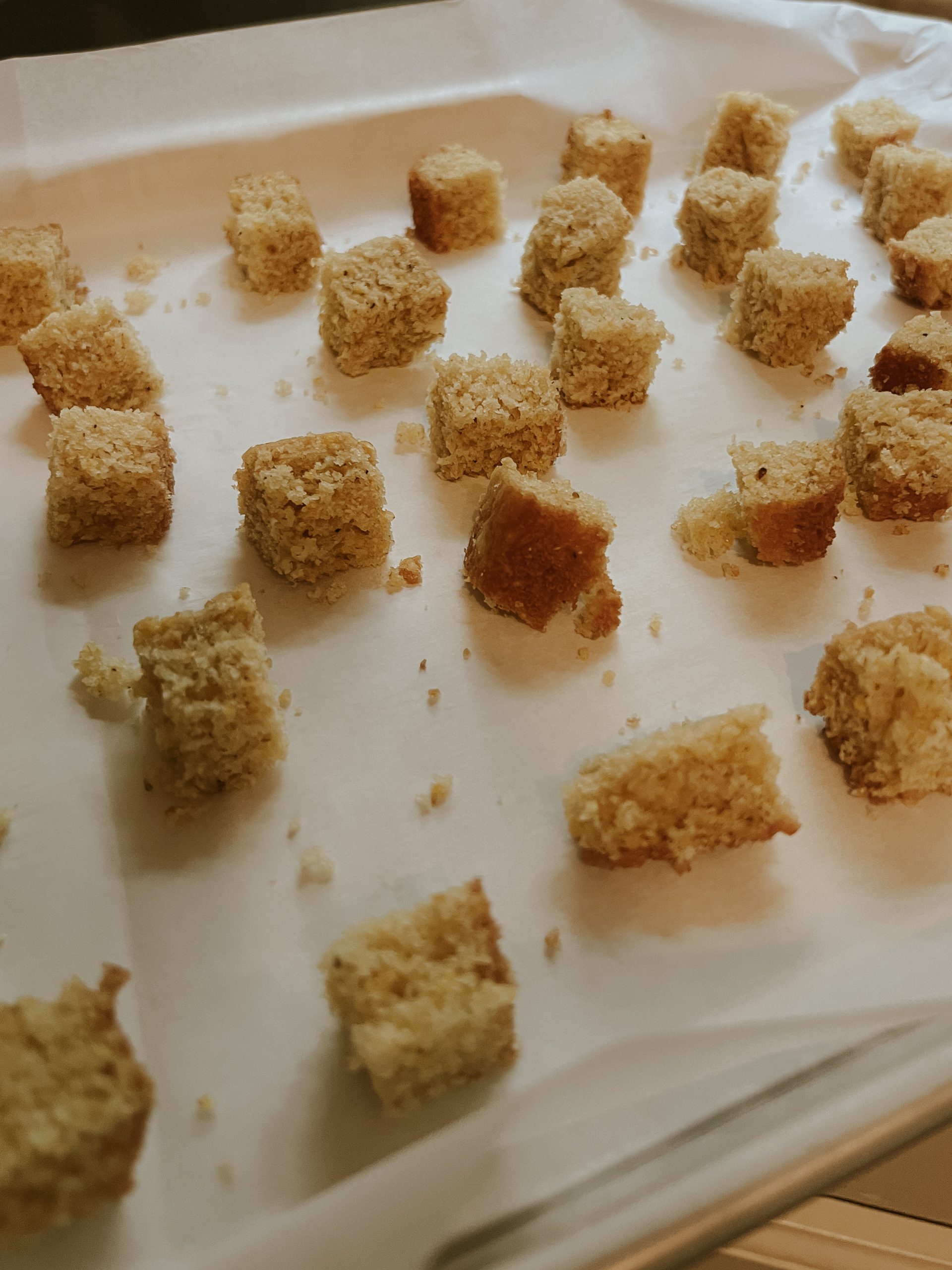 Sourdough Cornbread Croutons