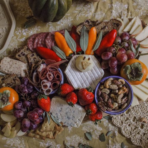 thanksgiving turkey charcuterie board